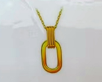 老凤祥999足金双环